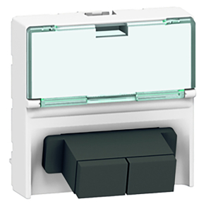   Legrand Program Mosaic 2xSC aljzat push-pull 2m fehér - 78617