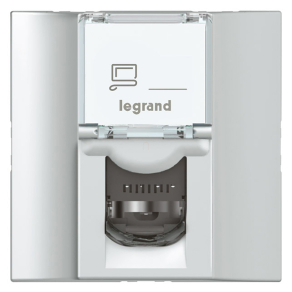   Legrand Program Mosaic LCS2 RJ45 Cat. 6A STP 2 modul alumínium - 78629
