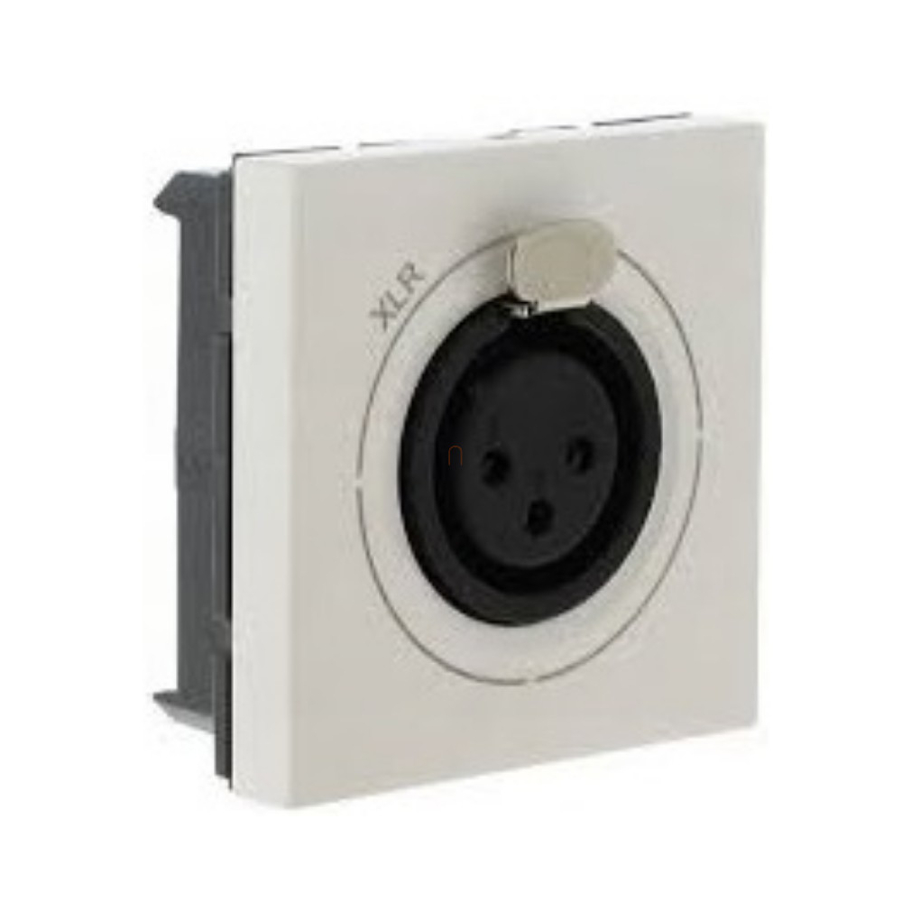 Legrand 078755 mikrofon csatlakozó Program Mosaic Neutrik bemenet, 2m, fehér