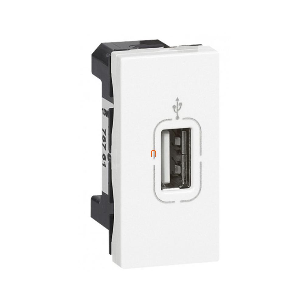 Legrand 078761 USB csatlakozó Mosaic 1 mod. fehér