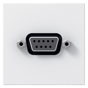   Legrand Program Mosaic SUB-D aljzat RS232 soros porthoz csavaros 2m fehér - 78765