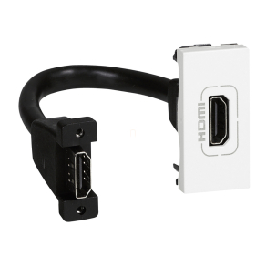   Legrand Program Mosaic elővezetékezett HDMI 1.4 1 modul fehér - 78778