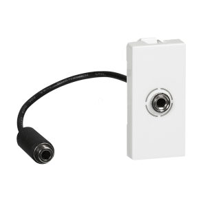   Legrand Program Mosaic 3 5 mm-es Jack elővezetékezett 1 modulos fehér - 78779