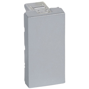 Legrand Program Mosaic vakfedél 1m, alumínium - 79270