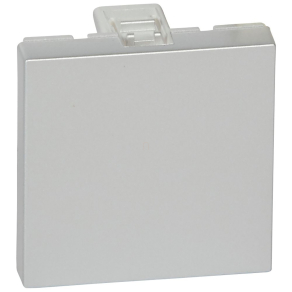 Legrand Program Mosaic vakfedél 2m, alumínium - 79280