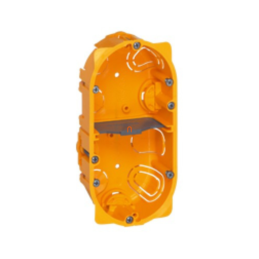Gipszkarton doboz 2-es, 40mm mély, sárga 080042 Batibox Legrand