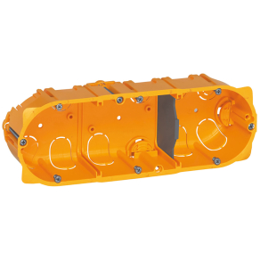   Legrand Batibox süllyesztődoboz gipszkartonfalba 3-as doboz, 40mm mély - 80043