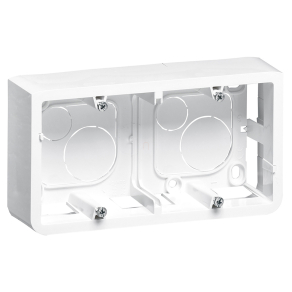   Legrand Program Mosaic falon kívülidoboz 2x2m, vízszintes - 80285