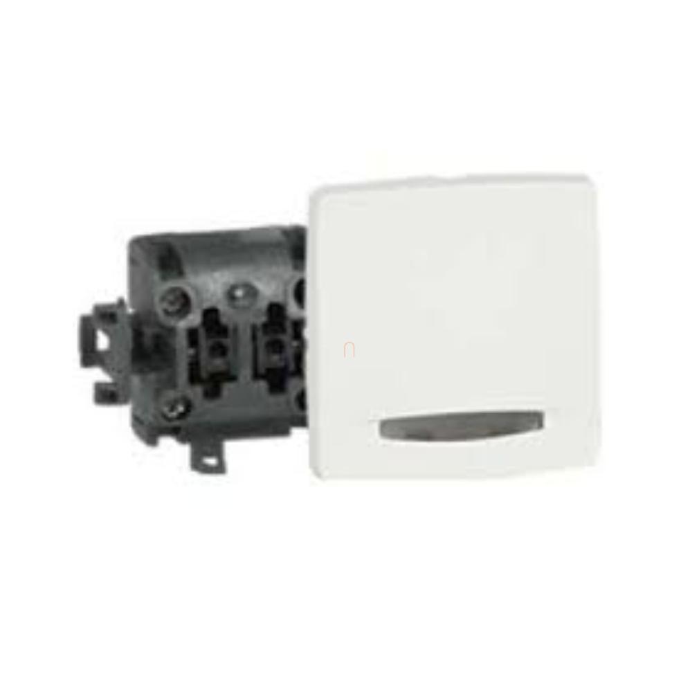 Legrand Oteo 106 (101) váltó- és egypólusú kapcsoló fényjelzős billentyűvel, glimm nélkül falon kívüli, keret nélkül 086117