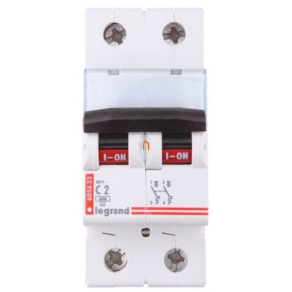 Legrand kismegszakító 2P C 10A 6kA TX3 - 403526