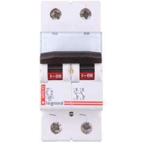Legrand kismegszakító 2P C 16A 6kA TX3 - 403528
