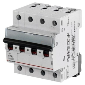 Legrand kismegszakító 4C 16A 6kA TX3 - 403562