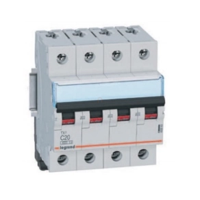 Legrand kismegszakító 4C 63A 10kA TX3 - 404262