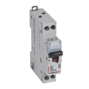 Legrand DX3 kismegszakító 1P+N B6 6000A/10kA - 407472