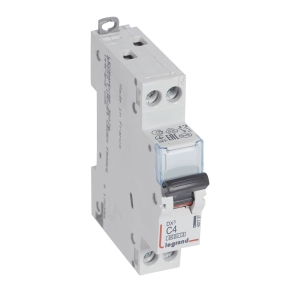 Legrand DX3 kismegszakító 1P+N C4 6000A/10kA - 407737