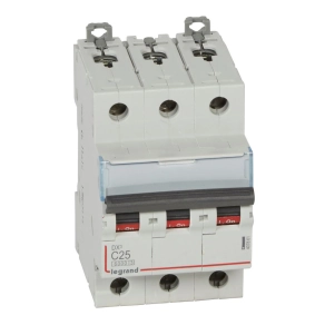 Legrand DX3 kismegszakító 3P C25 6000A/10kA - 407861