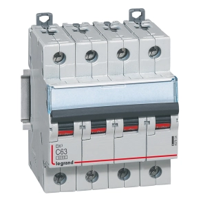Legrand DX3 kismegszakító 4P C63 6000A/10kA - 407934
