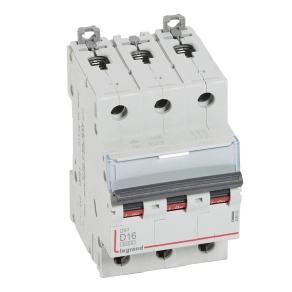 Legrand DX3 kismegszakító 3P D16 6000A/10kA - 408089