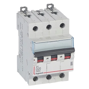 Legrand DX3 kismegszakító 3P D20 6000A/10kA - 408090