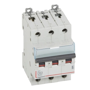 Legrand DX3 kismegszakító 3P D63 6000A/10kA - 408095