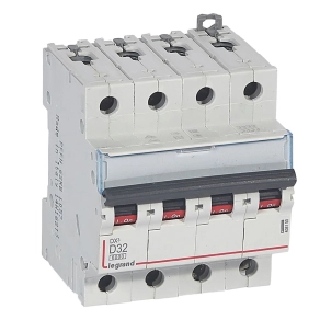 Legrand DX3 kismegszakító 4P D32 6000A/10kA - 408150