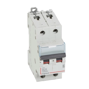 Legrand DX3 kismegszakító 2P B25 10000A / 16 kA - 408944