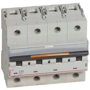 Legrand DX3 kismegszakító 25kA 4P 400V~ C50 - 409799