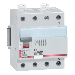 Legrand TX3 áram-védőkapcsoló 4P D 40A 100MA A - 411775