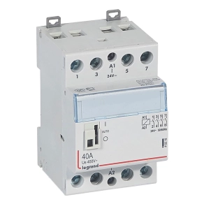 Legrand CX3 moduláris kontaktor 40A 24V 4Z-karral - 412518