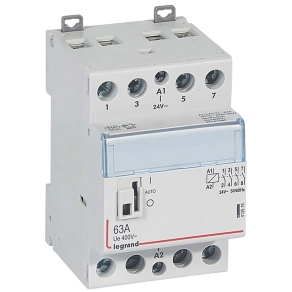 Legrand CX3 moduláris kontaktor 63A 24V 4Z-karral - 412519