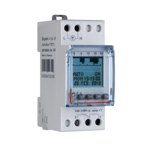   Legrand AlphaRex DY21 éves programkapcsoló 1 csatornás 84 program - 412629