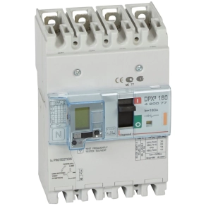   Legrand DPX3 160 160A 4P+áramvédő kapcsoló termo mágneses 25kA kombinált áramvédő kapcsoló - 420077