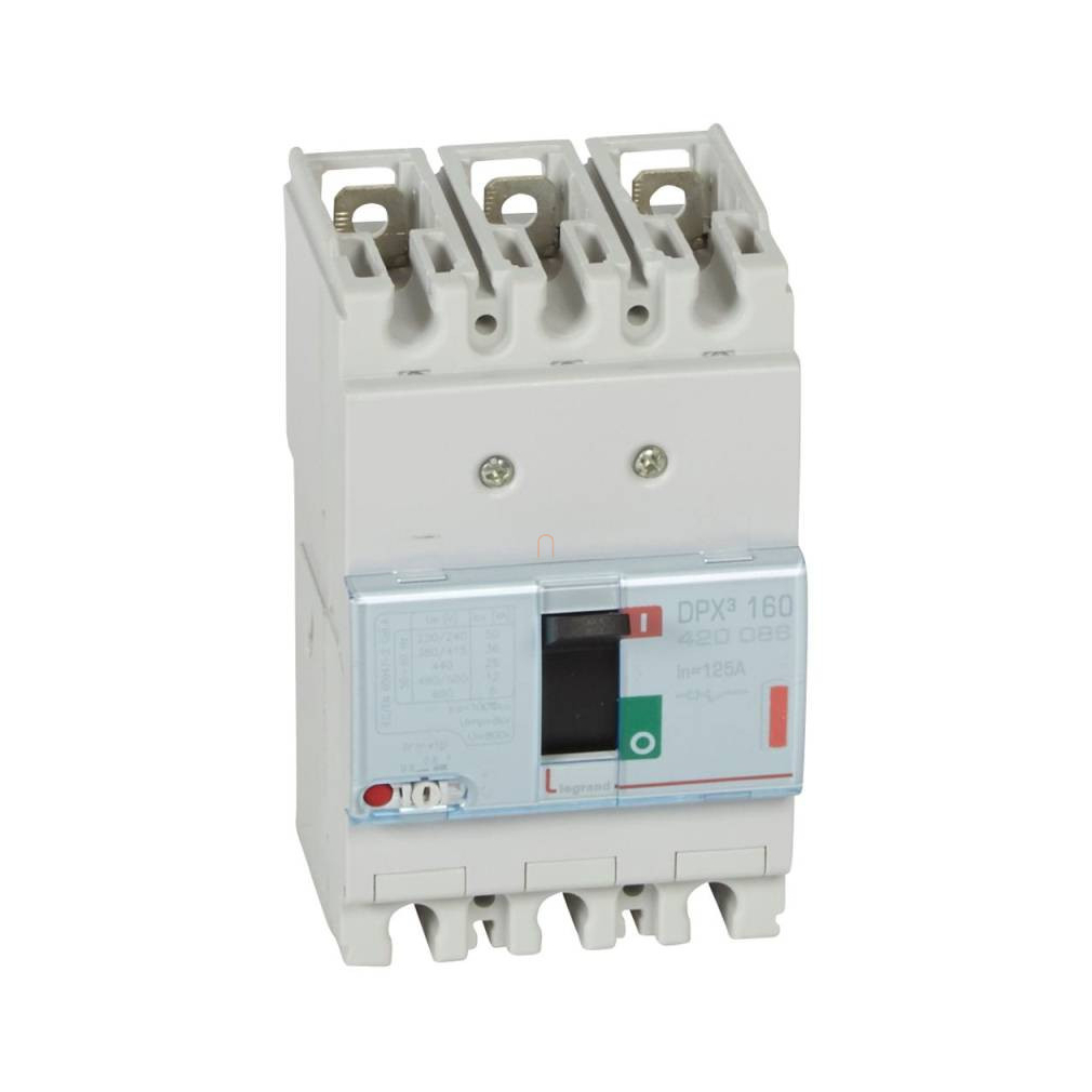 DPX3 160 100A 3P termikus mágneses 36kA kompakt megszakító 420086