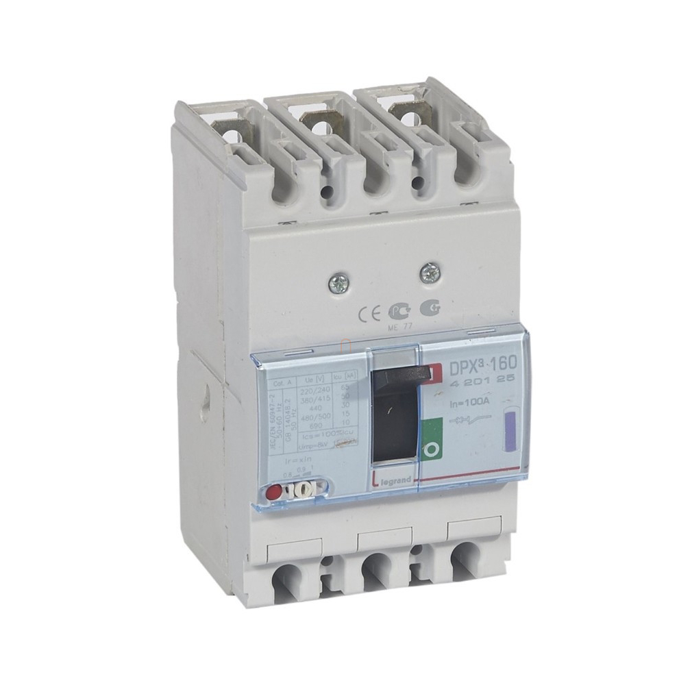 DPX3 160 63A 3P termikus mágneses 50kA kompakt megszakító 420123
