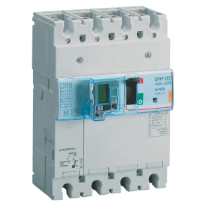   Legrand DPX3 250 250A 4P+áramvédő kapcsoló termo mágneses 50kA kombinált áramvédő kapcsoló - 420289