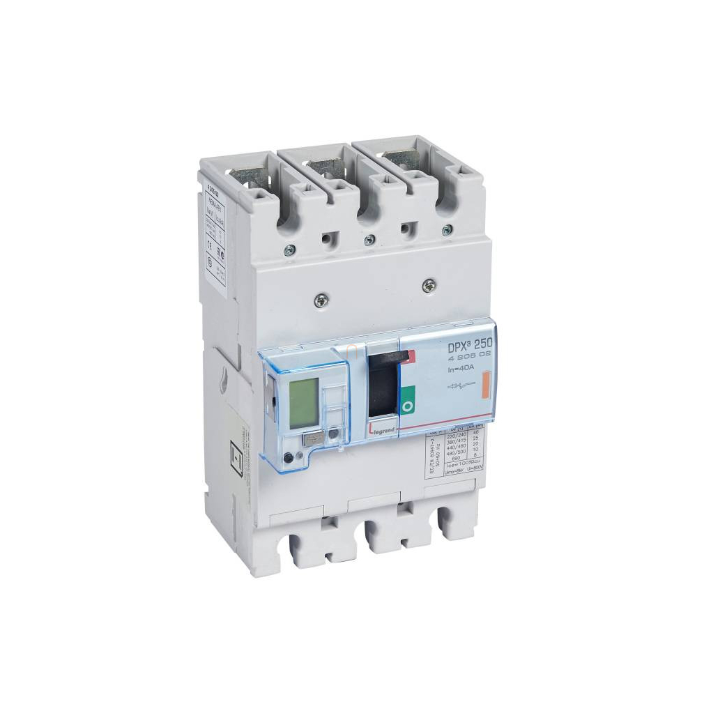 DPX3 250 40A 3P SG 25kA kompakt megszakító 420502 Legrand