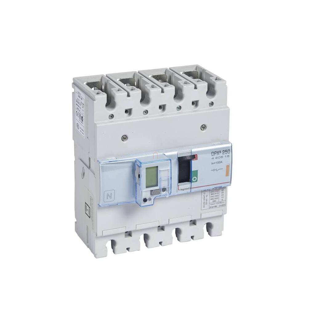 DPX3 250 100A 4P SG 25kA kompakt megszakító 420515 Legrand