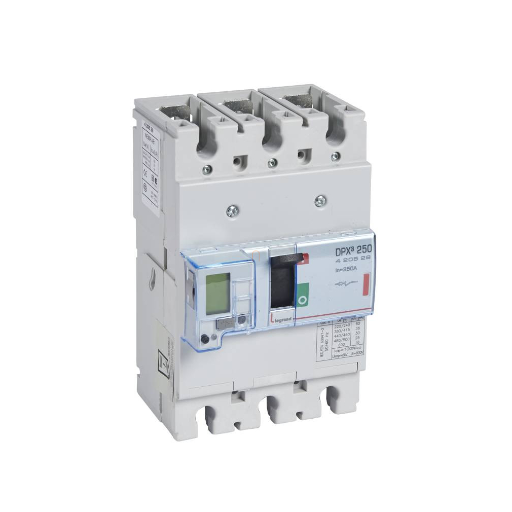 DPX3 250 250A 3P SG 36kA kompakt megszakító 420529 Legrand
