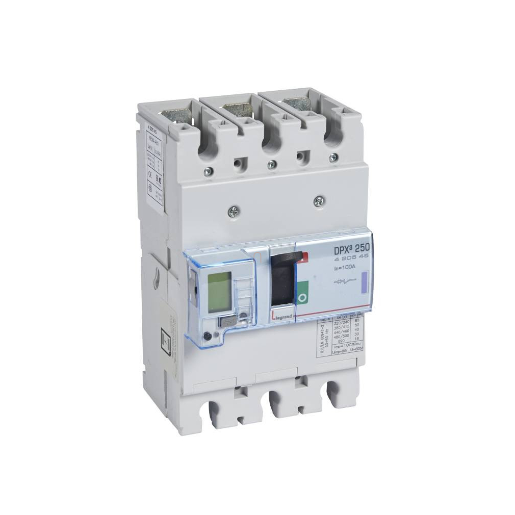 DPX3 250 100A 3P SG 50kA kompakt megszakító 420545 Legrand