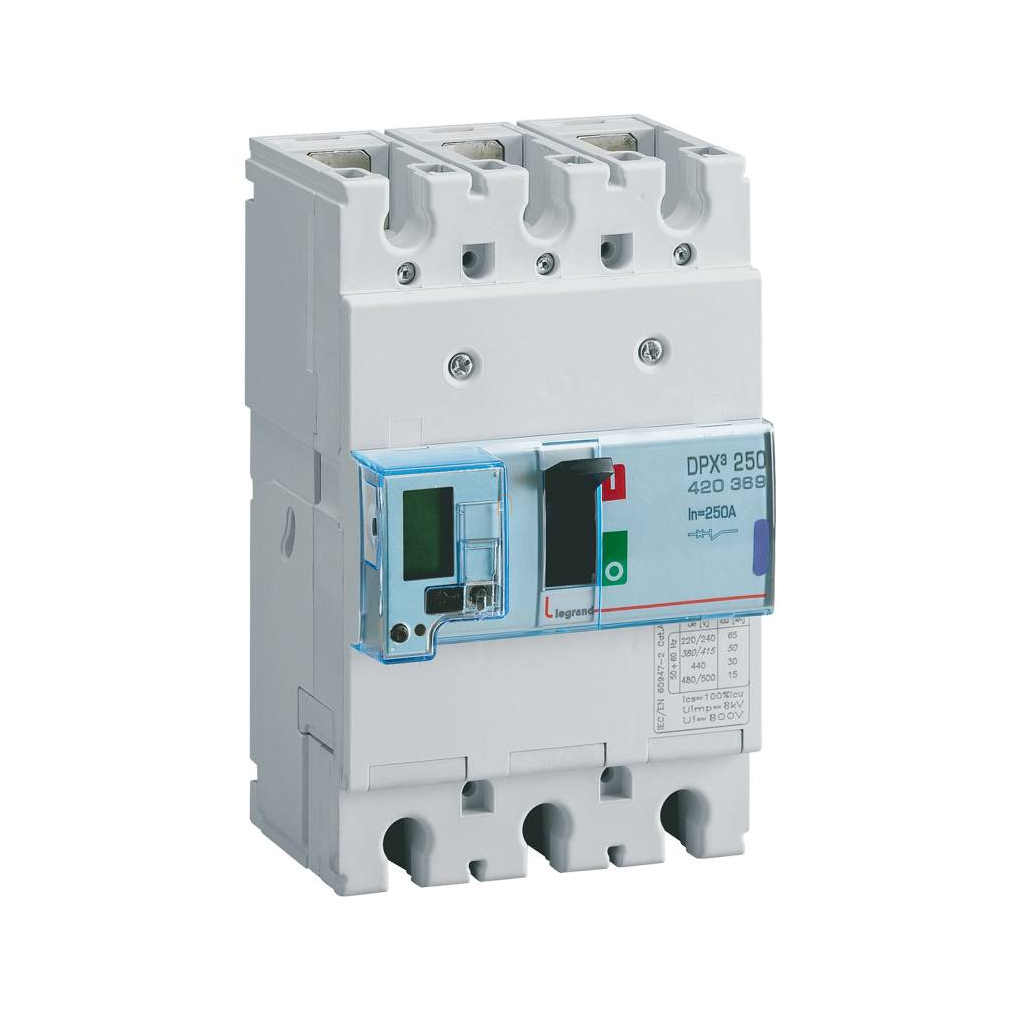 DPX3 250 250A 3P SG 50kA kompakt megszakító 420549 Legrand