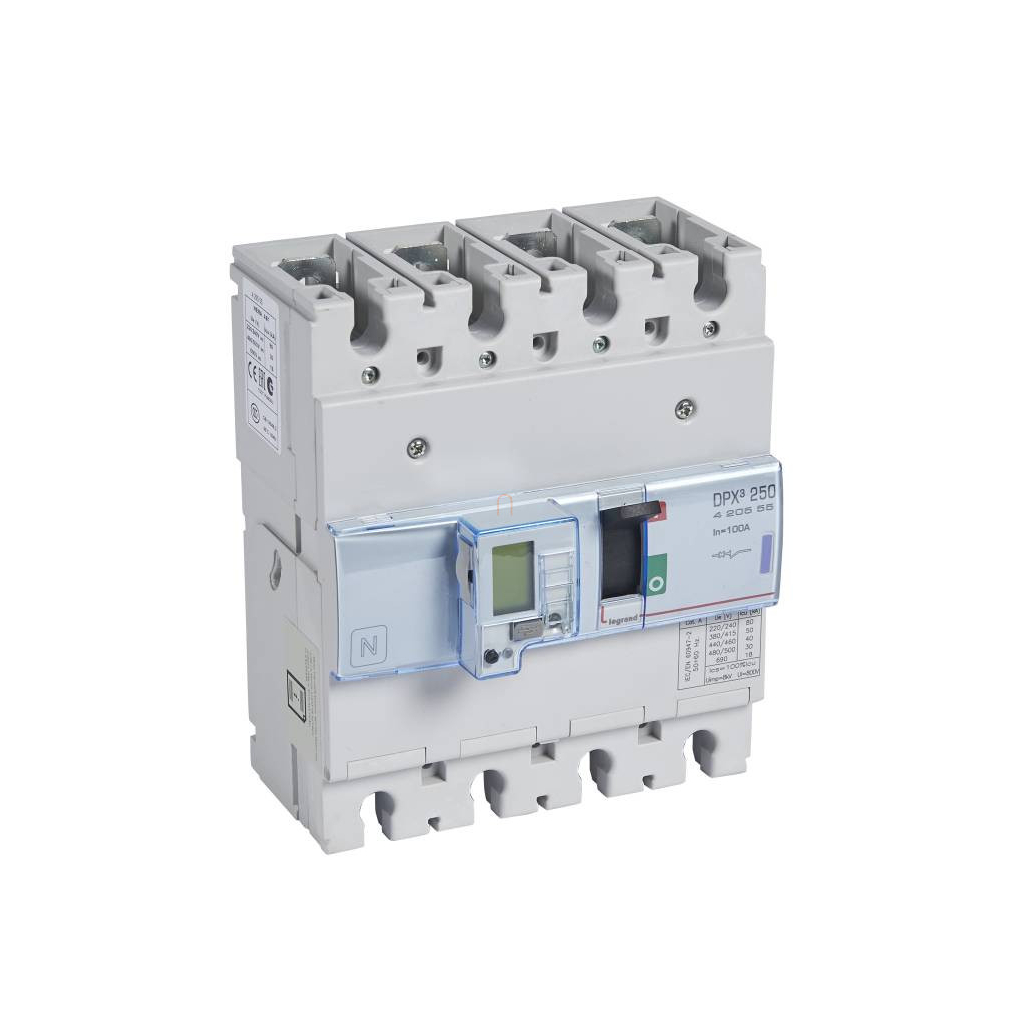 DPX3 250 100A 4P SG 50kA kompakt megszakító 420555 Legrand