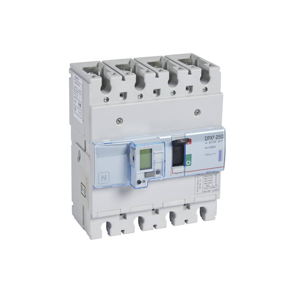 DPX3 250 160A 4P SG 50kA kompakt megszakító 420557 Legrand