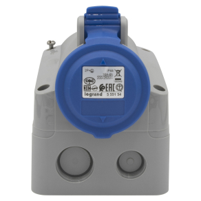   Legrand P17 Tempra Pro Dafr-162k06m 230V IP44 rögzíthető aljzat - 555154