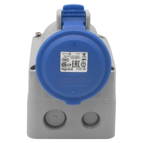   Legrand P17 Tempra Pro Dafr164k09m230V IP44 rögzíthető aljzat - 555156