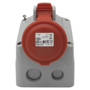   Legrand P17 Tempra Pro Dafr-163k06m 400V IP44 rögzíthető aljzat - 555158