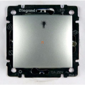 Legrand Valena N101 lámpajeles nyomó alumínium - 770112