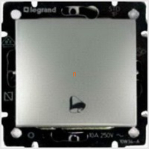 Legrand Valena N101 csengőjeles nyomó alumínium - 770216