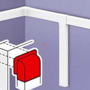 Legrand DLP Klíma Falátvez 90° 100x60-hoz - 611309