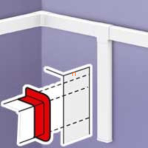 Legrand DLP Klíma Falátvezető 100x60-hoz - 611310