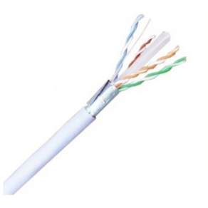   Fali kábel réz Cat6 árnyékolt (F/UTP) 4 érpár (AWG24) PVC fehér Eca 305m Linkeo 632726